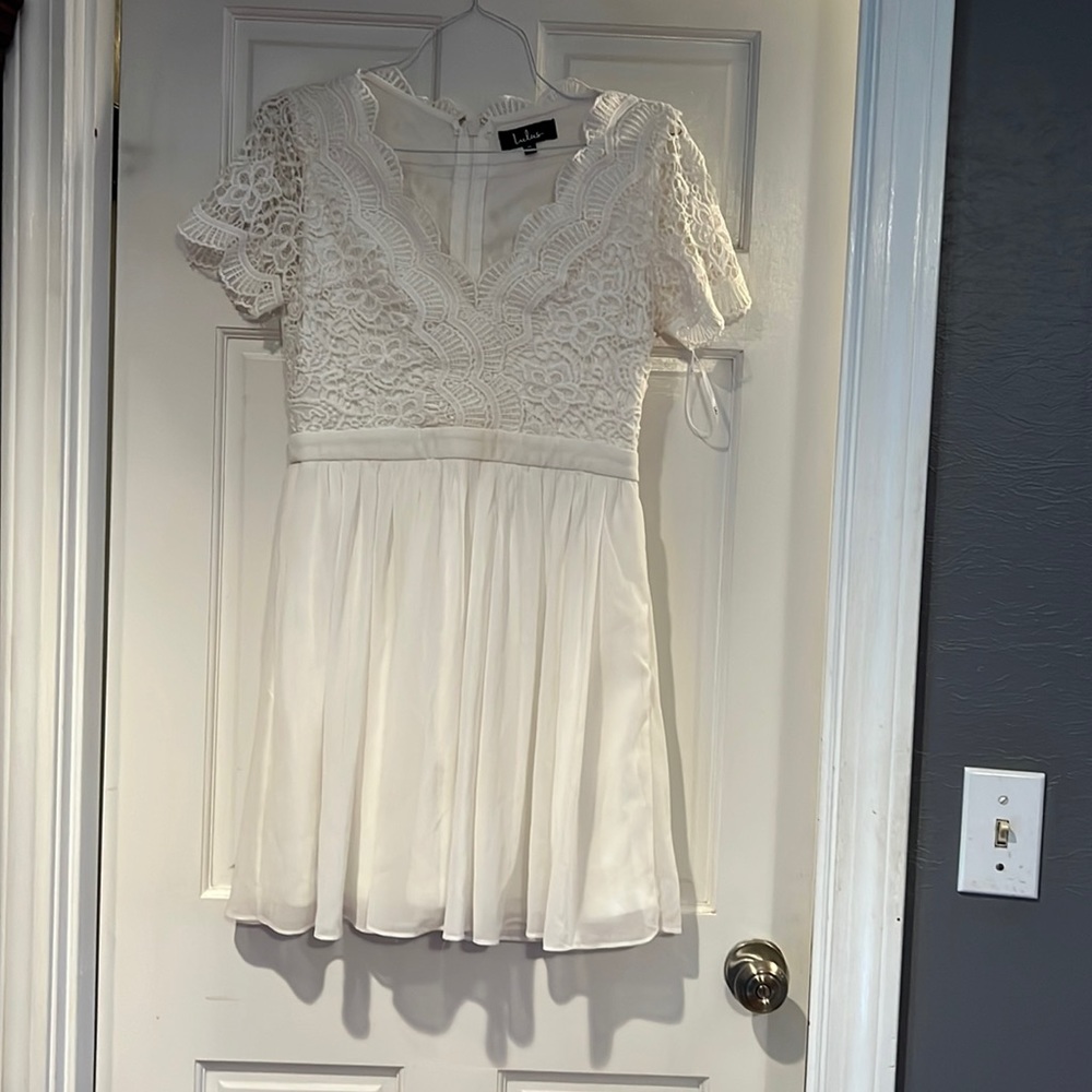 Lulus white dress